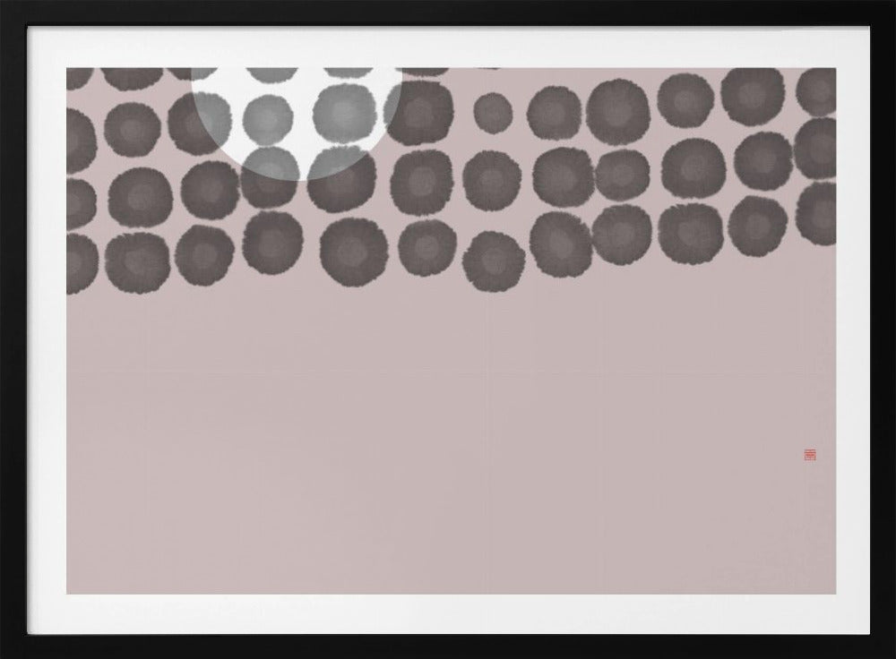 Hidden Moon N°3 | Behind the Clouds | Poster