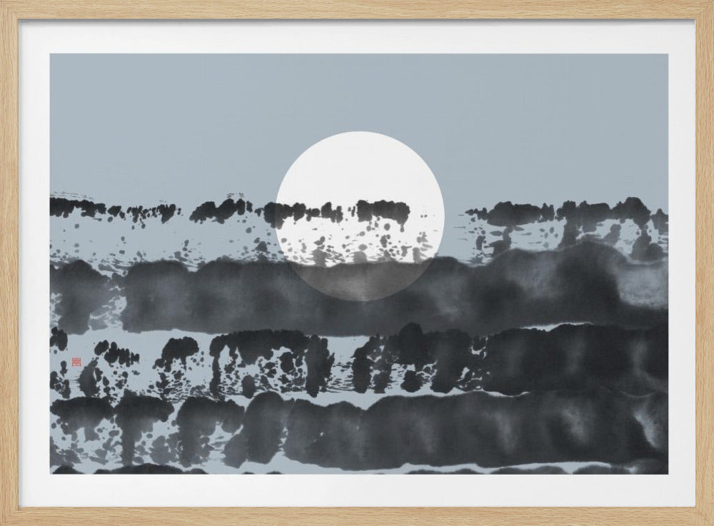 Hidden Moon N°5 | Behind the Horizon | Poster