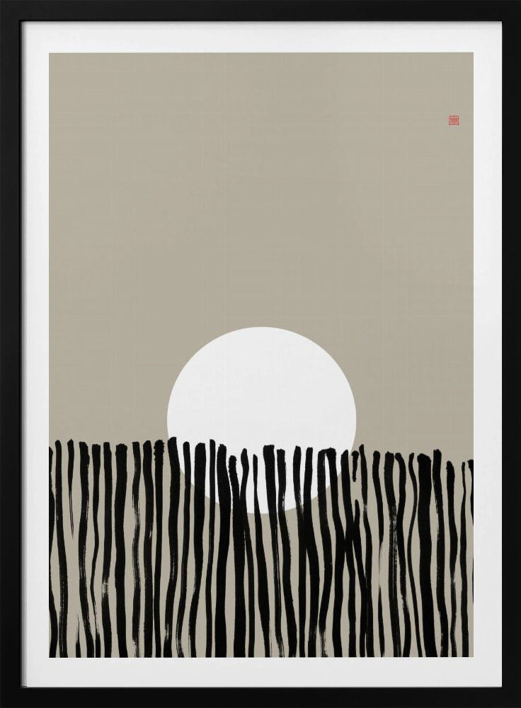 Hidden Moon N°6 | Behind the Fence | Poster