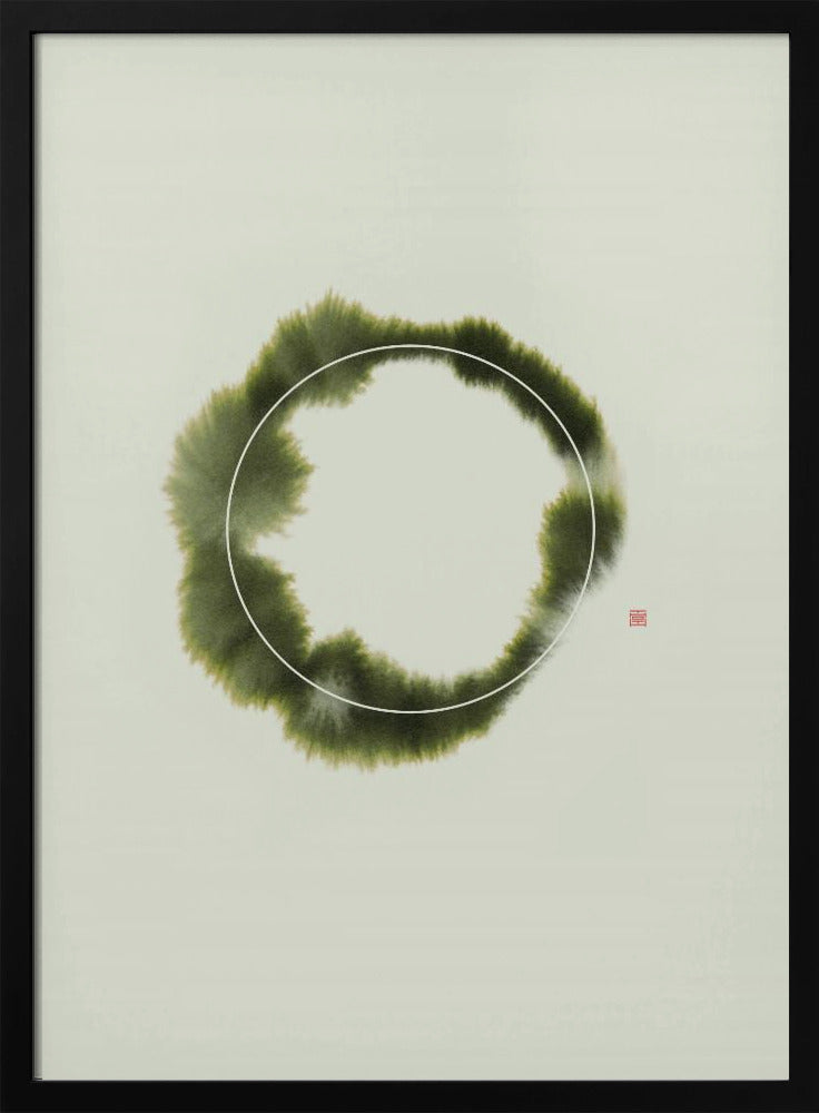 Circle N°1 | Green | Poster