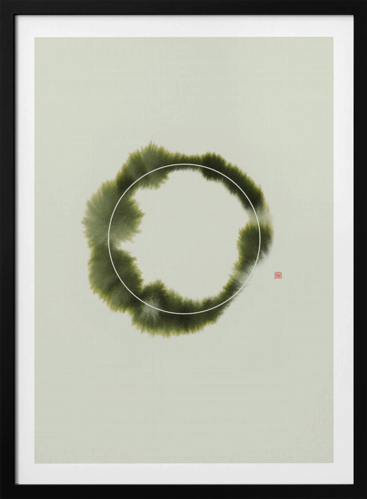 Circle N°1 | Green | Poster