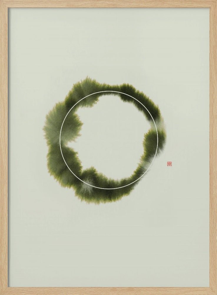 Circle N°1 | Green | Poster