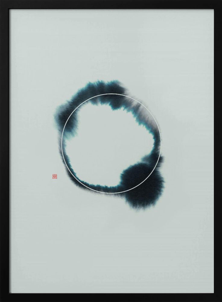 Circle N°2 | Blue | Poster