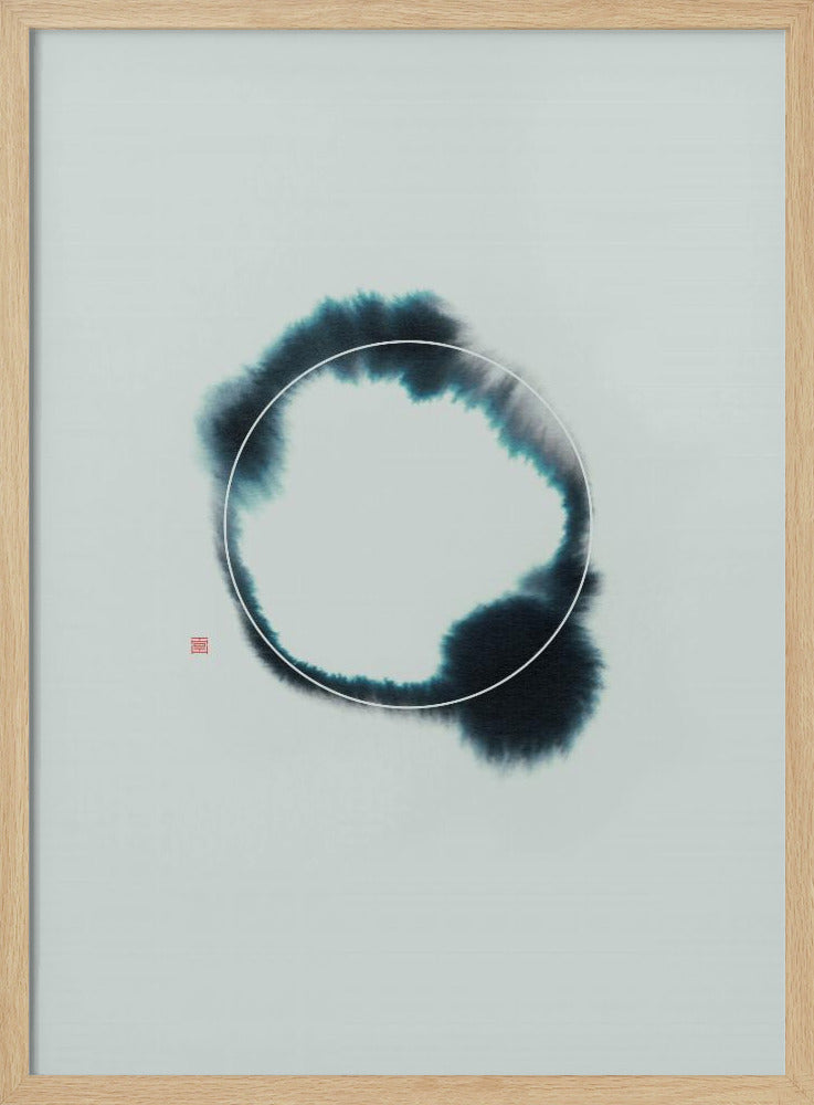 Circle N°2 | Blue | Poster