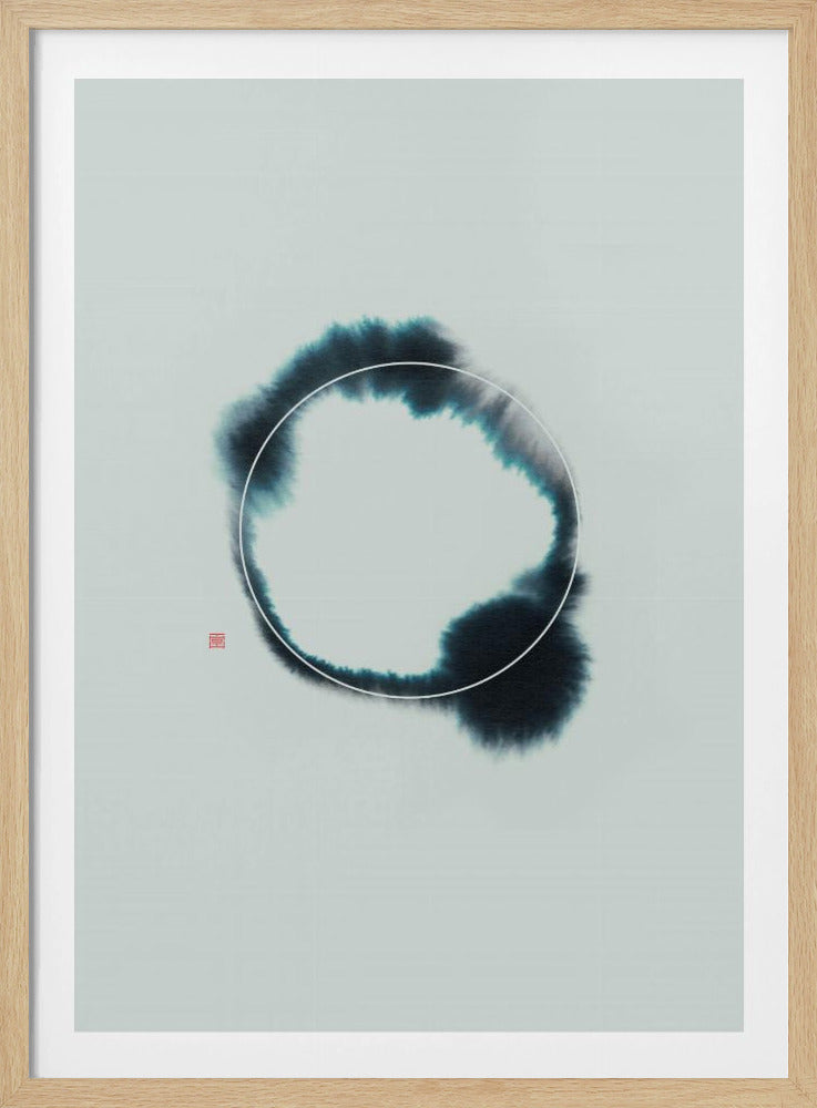 Circle N°2 | Blue | Poster