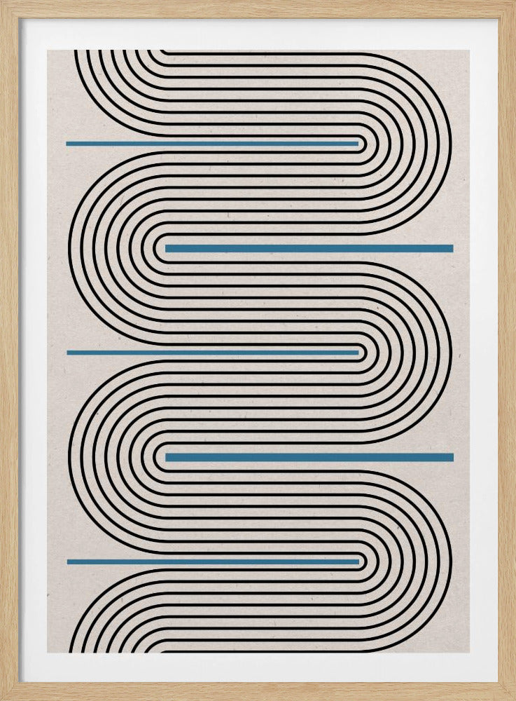 Curved Lines Symphony | Poster