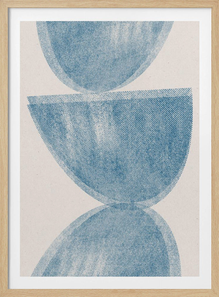 Blue Sphere Balance | Poster