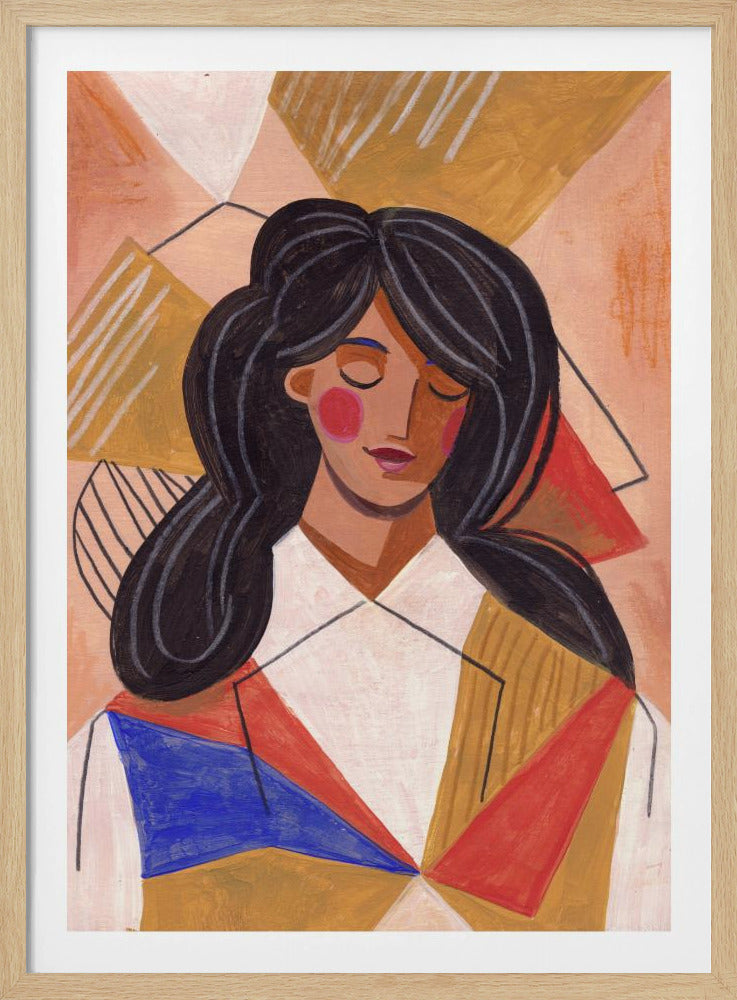 Woman in Thoughts | Poster