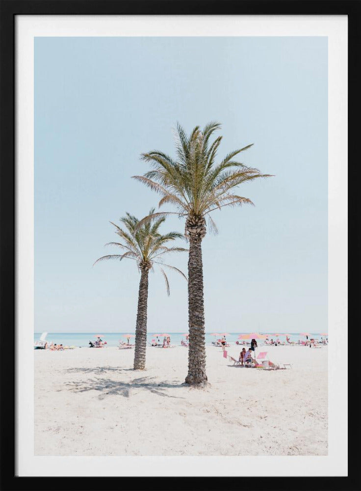Palm tree at the beach | Poster