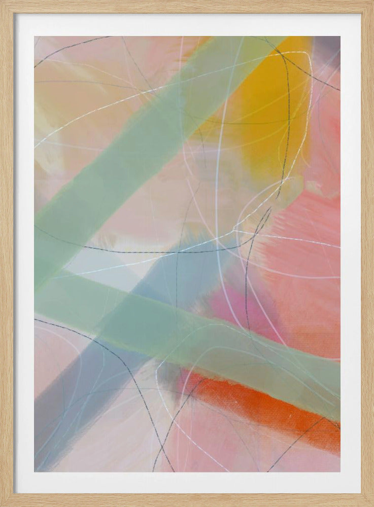 Soft Abstract Shapes 2 | Poster