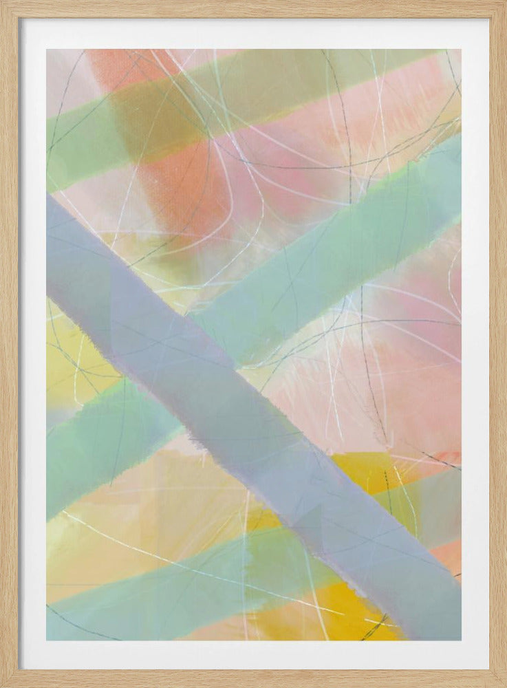 Soft Abstract Shapes 3 | Poster