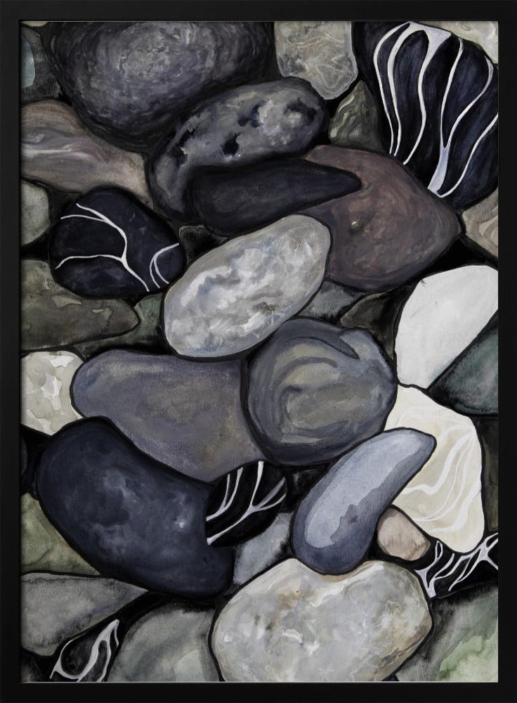 Beach stones | Poster