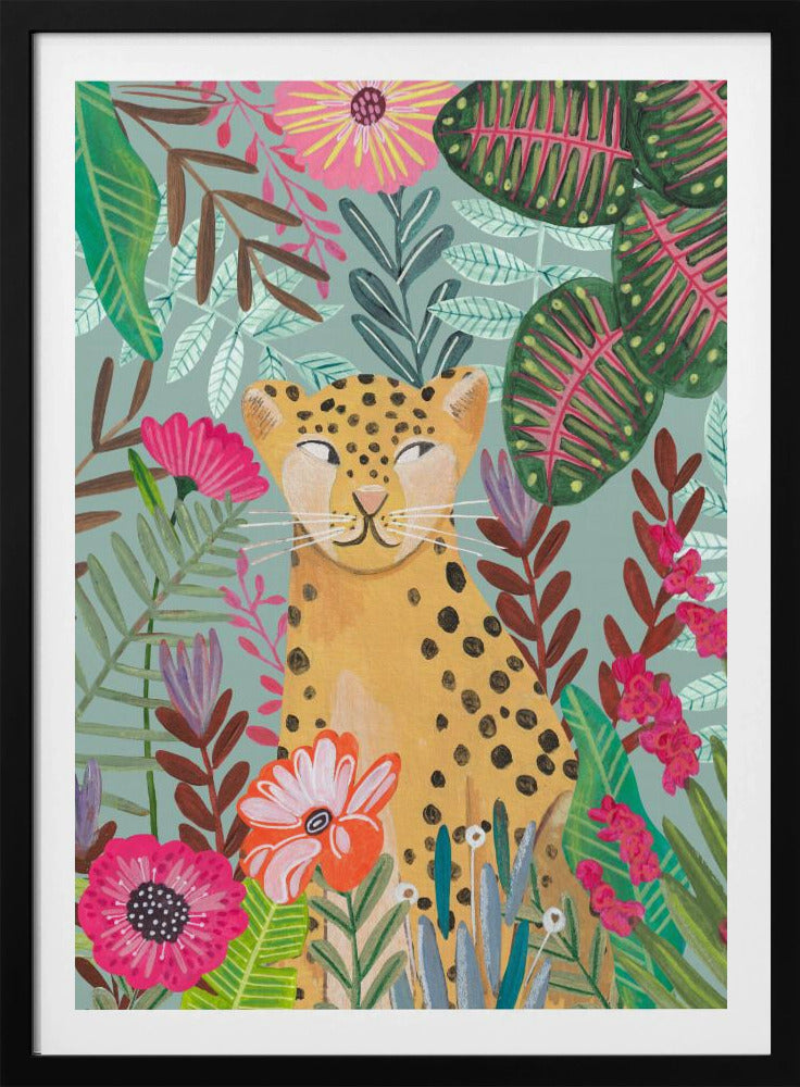 Leopard in the Jungle | Poster