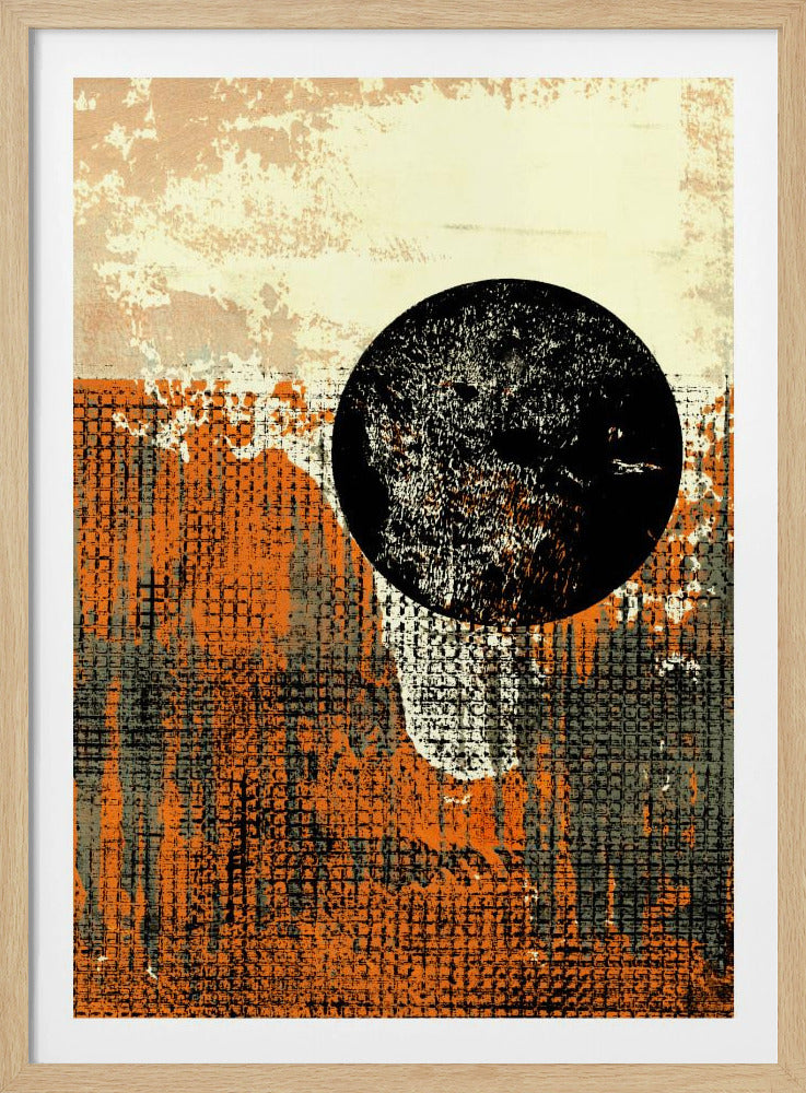 Eclipse Over Texture | Poster