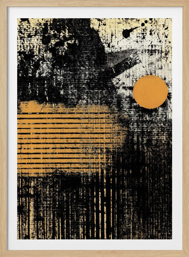 Brushstrokes With Textured Patterns | Poster