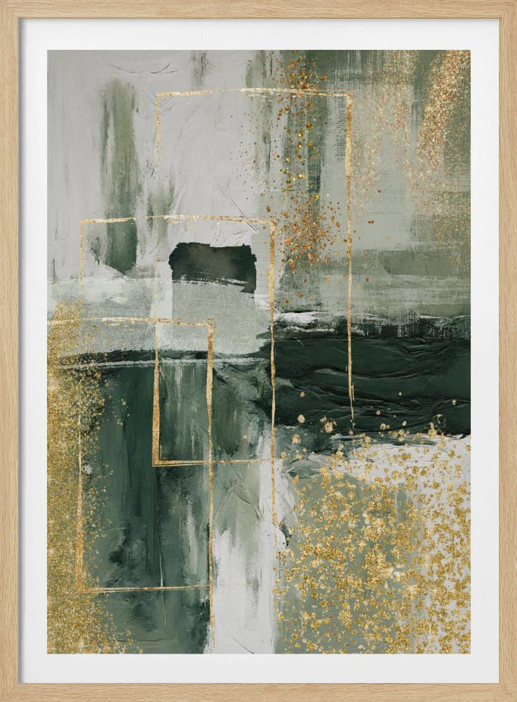 Green and Gold Moment 3 | Poster