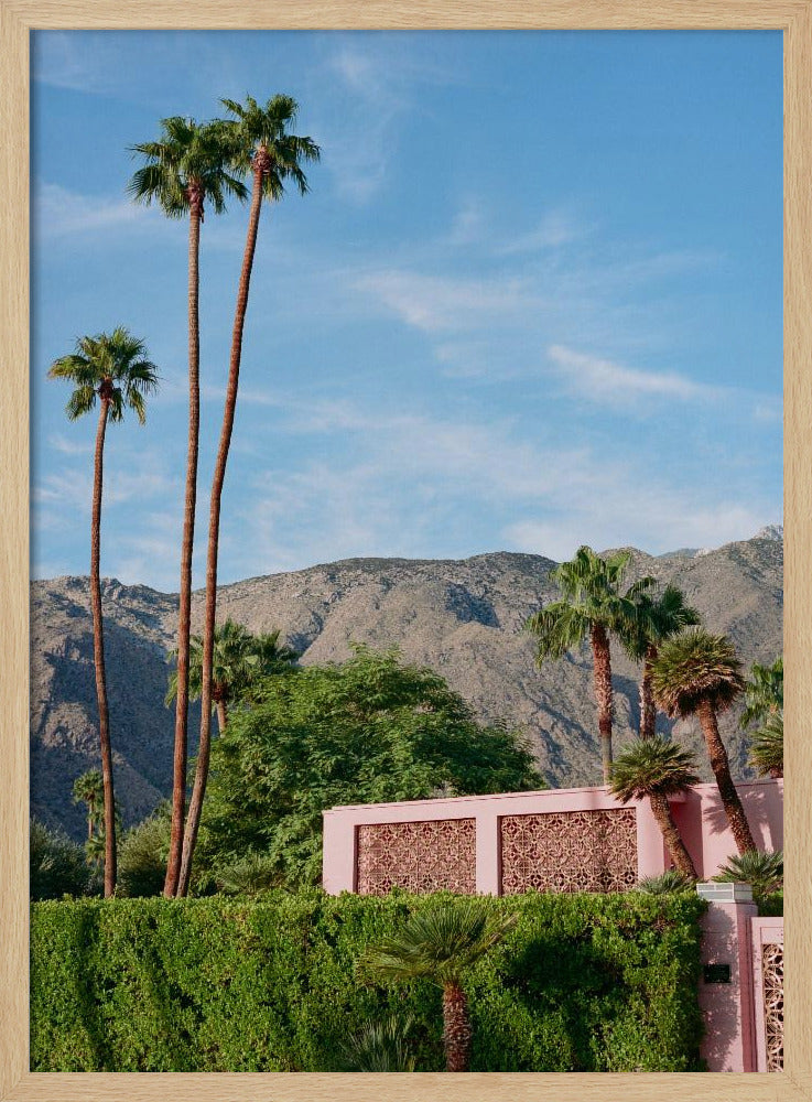 Palm Springs Pink House | Poster