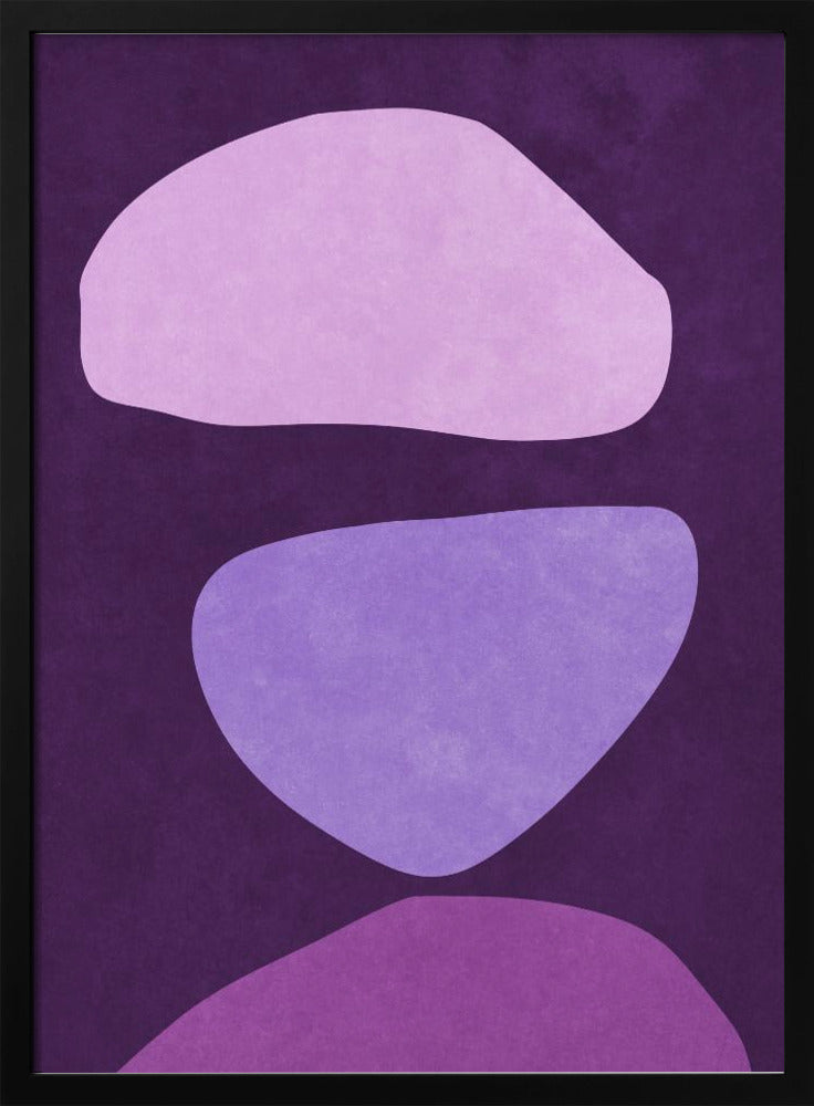 Abstract Forms Violet | Poster