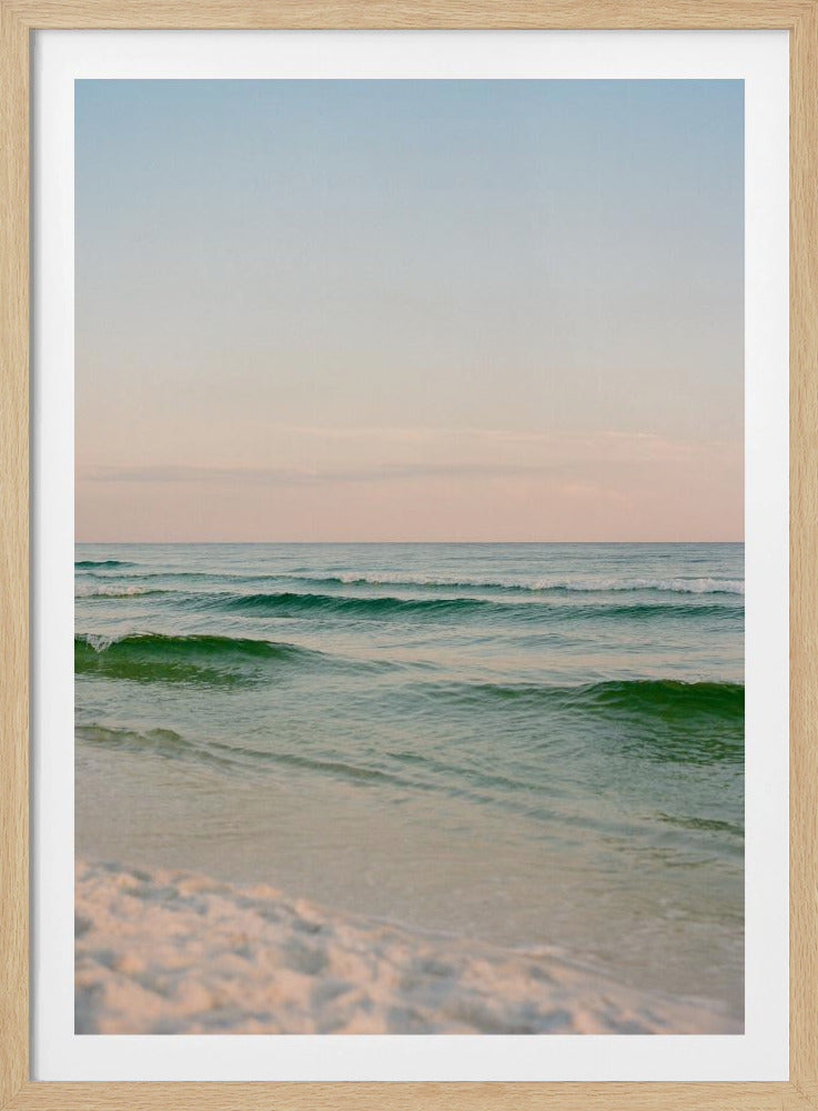Pastel Ocean Sunset V | Poster
