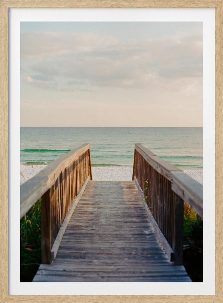 Pastel Ocean Sunset VIII | Poster