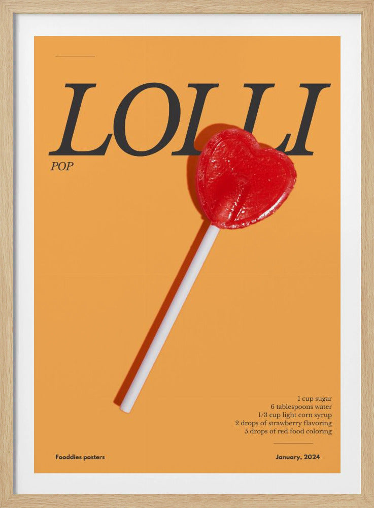 Heart Lollipop | Poster