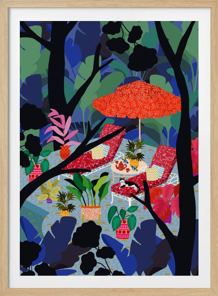 9933x14043 Din 133 Pool In the Middle of Nature | Poster