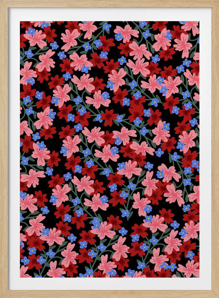 9933x14043 Din 50 Romantic Floral | Poster