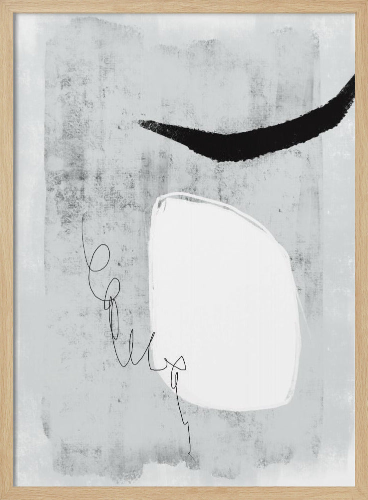 Minimalist Design With Gray Tones | Poster