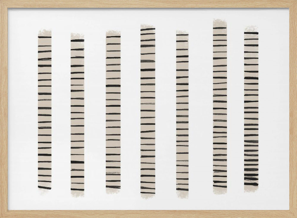 Monochrome Stripes | Poster