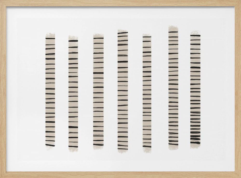 Monochrome Stripes | Poster