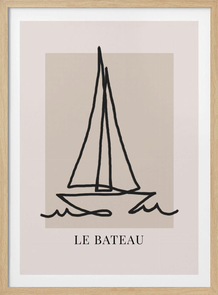 Le Bateau Black | Poster