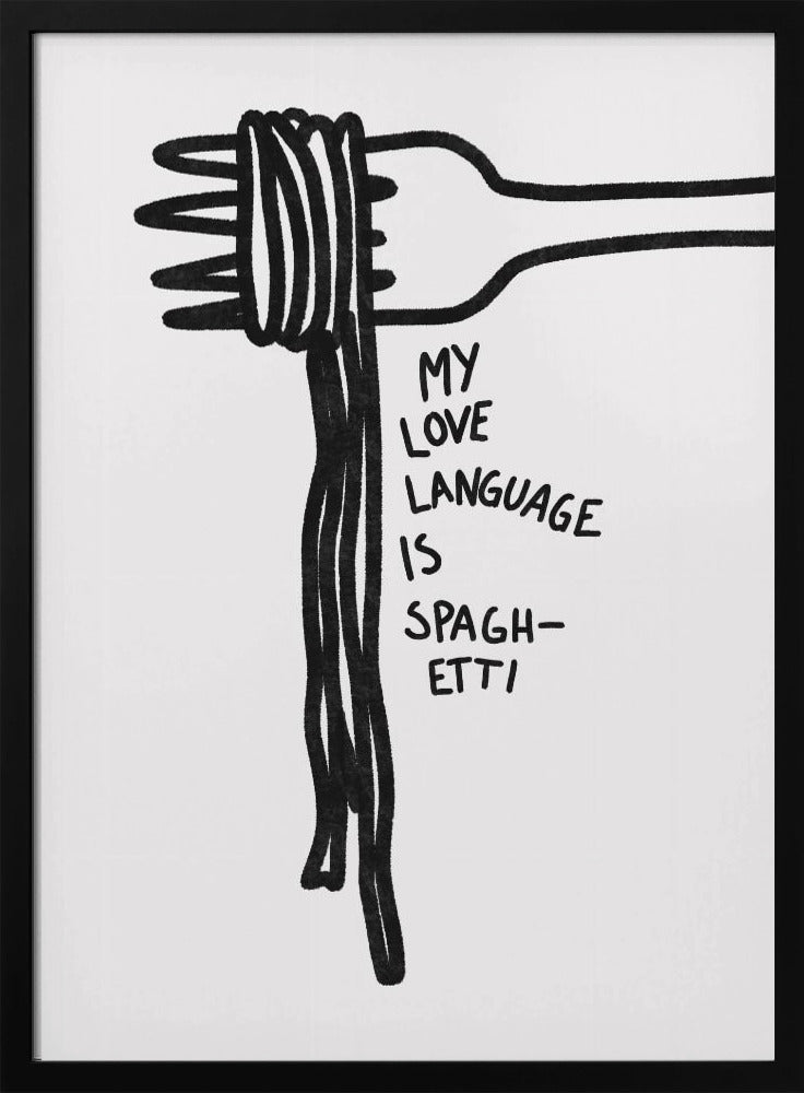 Spaghetti Love Language | Poster