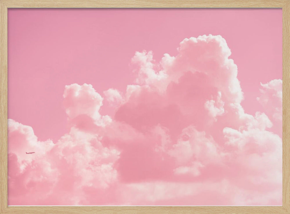 Cloudy with a touch of Pink | Poster