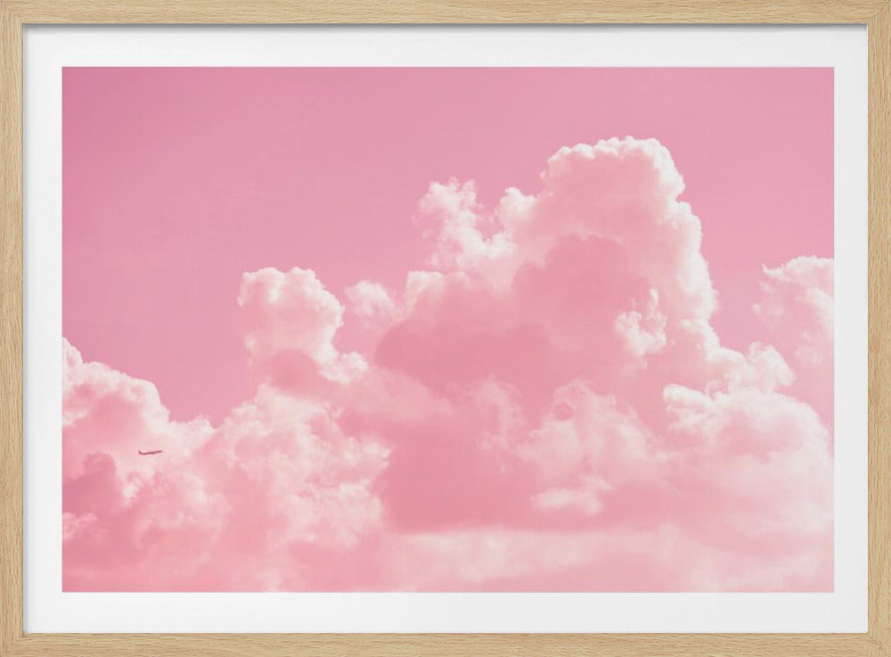 Cloudy with a touch of Pink | Poster