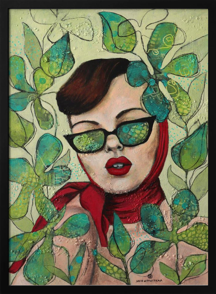 Retro lady 4 | Poster
