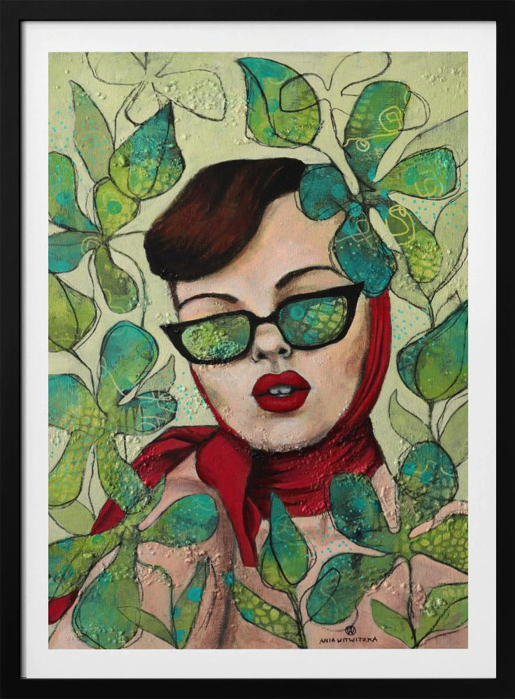 Retro lady 4 | Poster