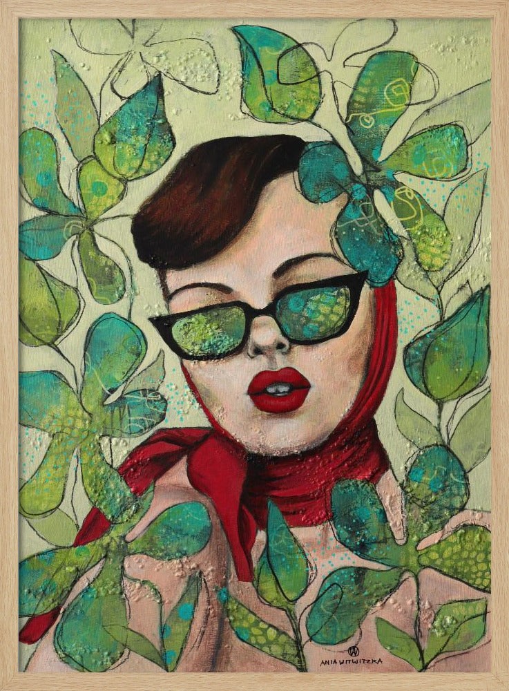Retro lady 4 | Poster