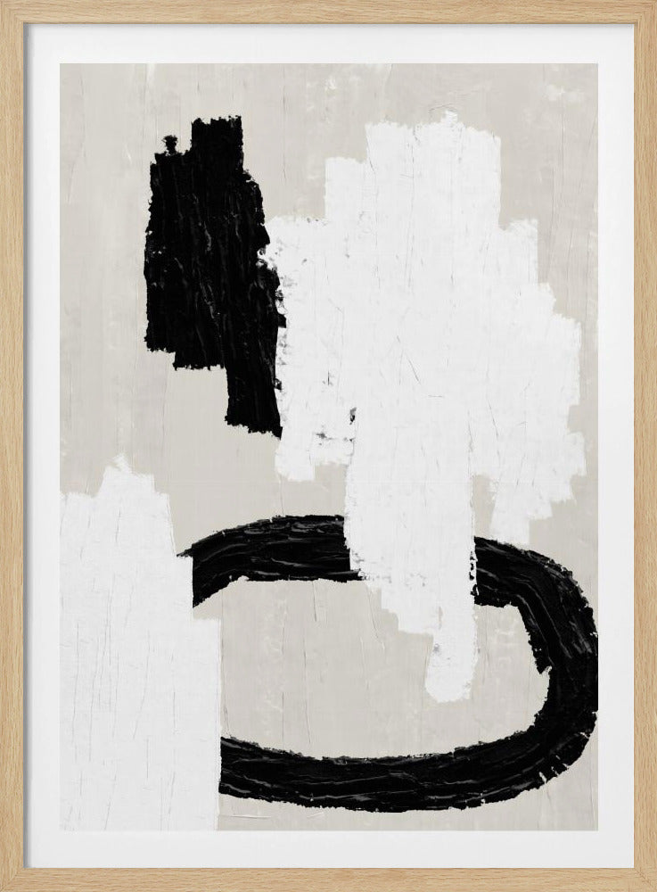 Monochrome Strokes | Poster