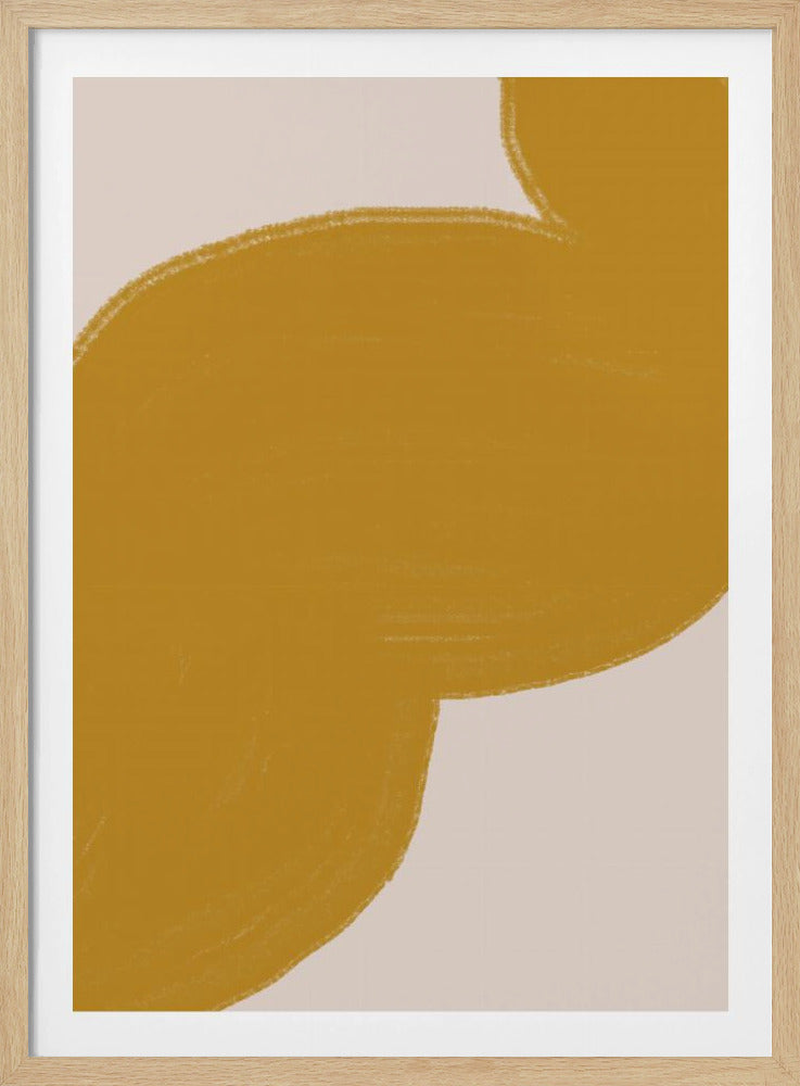 Golden Swirl Path | Poster