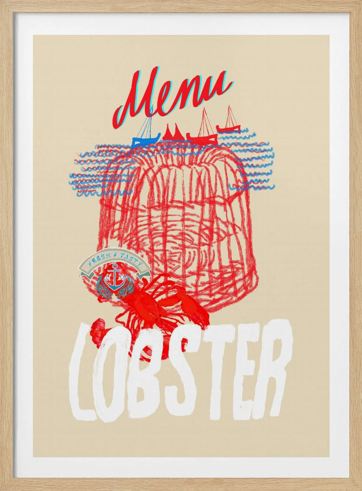Lobster Menu Poster | Poster