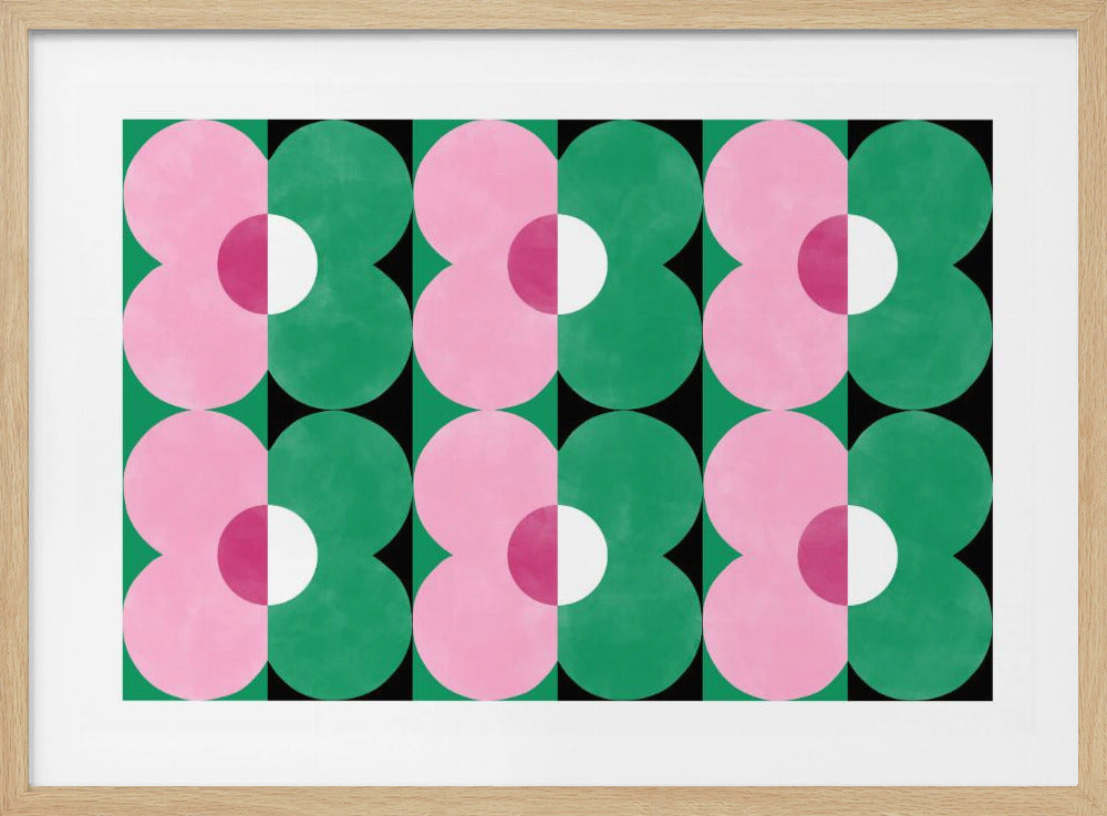 Floral Geometry Shapes | Poster