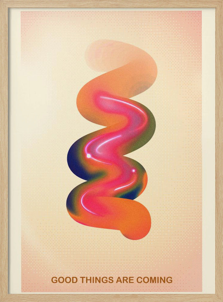 RETRO GRAPHIC NO.17 / GOOD THINGS ARE COMING | Poster
