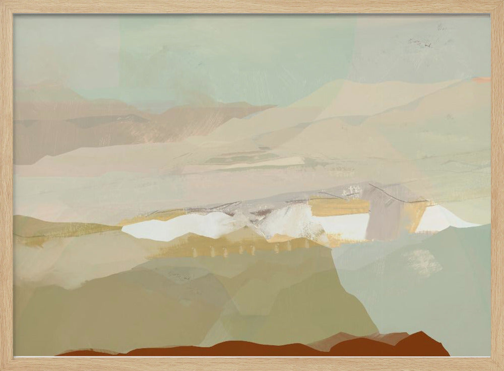 Colourblock Landscape 3 | Poster