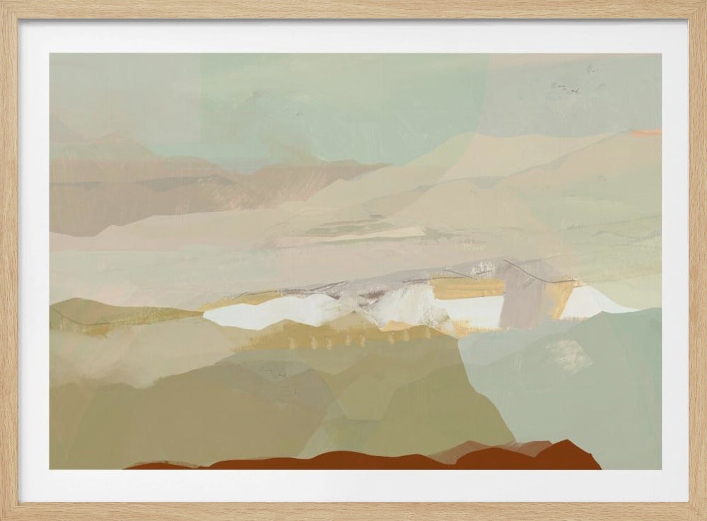 Colourblock Landscape 3 | Poster