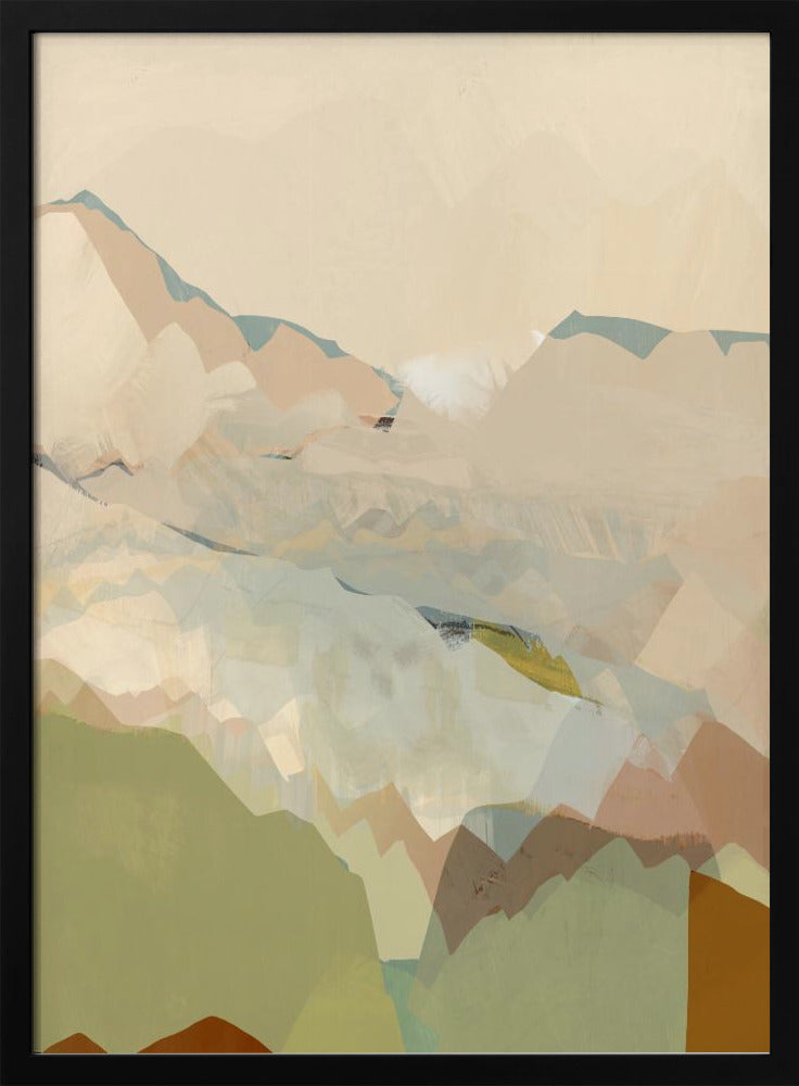 Peachy Mountain Range 1 | Poster