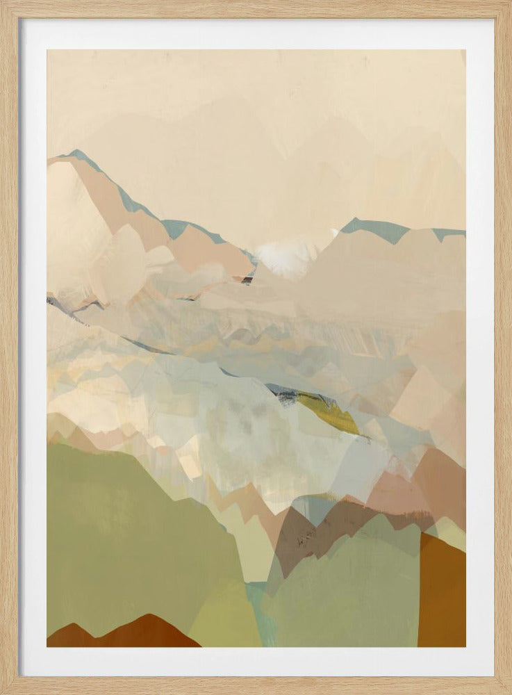 Peachy Mountain Range 1 | Poster
