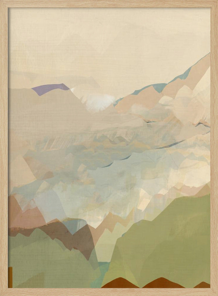 Peachy Mountain Range 3 | Poster