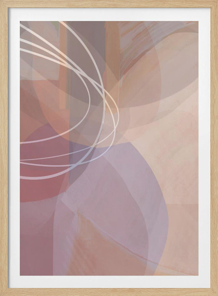 Plum Shapes 3 | Poster