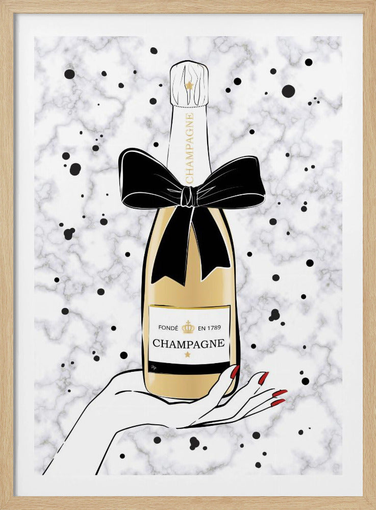 Holding Champagne | Poster
