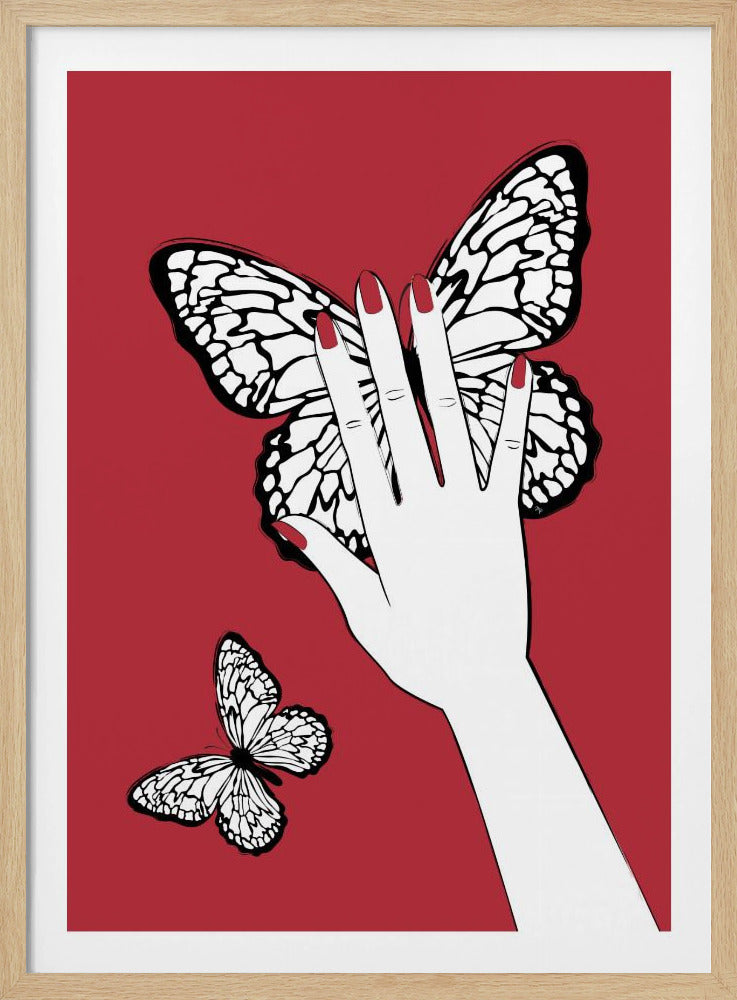 Holding a Butterfly | Poster